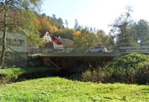 Sanierung der Brücke über den Haslochbach an der Fechermühle